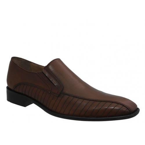 Giorgio Brutini "Lanton" Tan Genuine Leather Loafer Shoes 24909